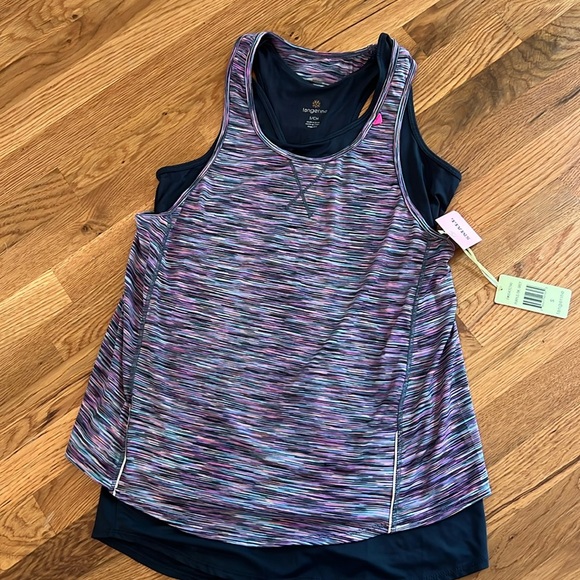 NWT Tangerine Brand Double Layer Workout Tank Size Small - Picture 1 of 5